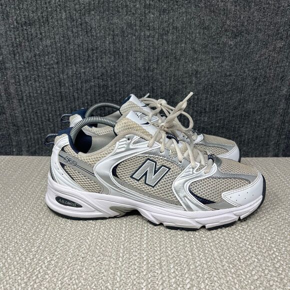 New Balance Other - New Balance 530 White Silver Navy Athletic Shoes Mens 8.5 / Womens 10 MR530SG